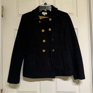 Loft Wool Peacoat - size 4p